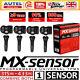 4pcs Autel Mx-sensor 315&433mhz Programmable Tpms Universal Tire Pressure Sensor