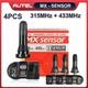 4pcs Autel Mx-sensor 315&433mhz Programmable Tpms Universal Tire Pressure Sensor