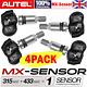 4pcs Autel Mx-sensor 433mhz/315mhz 2 In 1 Programmable Tpms Sensor Tire Pressure