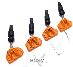 4xNew Genuine Audi A3 8V Tyre Pressure Sensor TPMS Sensor Black Valves 2013-2020