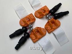 4xNew Genuine Audi A3 8V Tyre Pressure Sensor TPMS Sensor Black Valves 2013-2020