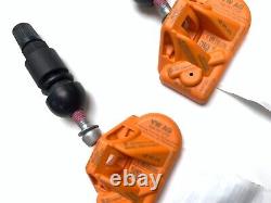 4xNew Genuine Audi A3 8V Tyre Pressure Sensor TPMS Sensor Black Valves 2013-2020