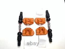 4xNew Genuine Audi A3 8V Tyre Pressure Sensor TPMS Sensor Black Valves 2013-2020