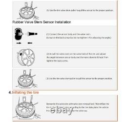 4x FOXWELL T10 2 in 1 UNIVERSAL 315MHz 433MHz TPMS TIRE SENSOR Fits All Models