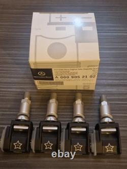 4x Genuine Mercedes-Benz Tyre Pressure Monitor Sensor A0009052102 W213 E Class