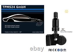 4x Mercedes Ben RDKS TPMS Tyre Pressure Sensor Oe-R OE Replacement Valve Black