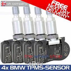 4x OE TPMS Sensors Tyre Pressure Monitoring Valves for BMW 3 Series F30 & F31