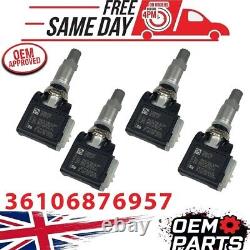 4x TPMS Tyre Pressure Sensor for BMW 5 6 7 8 G30 G31 G32 G11 G12 X3 X4 X5 X6