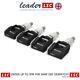 4x Vauxhall Tpms Sensors Genuine Astra J Gtc Tyre Pressure System 13598775 New