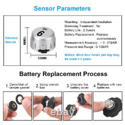 6 Sensor Caravan Tyre Pressure Monitor System Tpms Caravan Truck Motorhome