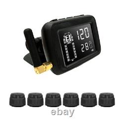 6 Sensors TPMS Tire Pressure Monitoring System for RV/Motor home/Caravan/Buses