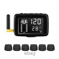 6 Sensors TPMS Tire Pressure Monitoring System for RV/Motor home/Caravan/Buses