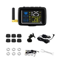 6 Sensors TPMS Tire Pressure Monitoring System for RV/Motor home/Caravan/Trucks