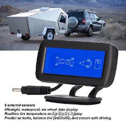6 Wheel TPMS Tire Pressure Monitoring System Long Range For Campers Trailers