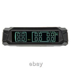 6 Wheel Truck Tire Pressure Monitoring System Wireless Solar Power TPMS Monitor