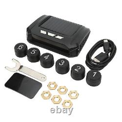 6 Wheel Truck Tire Pressure Monitoring System Wireless Solar Power TPMS Monitor