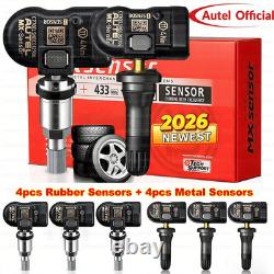 8PCS Autel TPMS MX-Sensor 2in1 315MHz 433MHz Programmable Tire Pressure Sensors