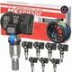 8 Pack Autel Tpms Mx-sensor 315mhz & 433mhz Universal Programmable Sensors Metal