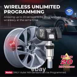 8 Pack Autel TPMS MX-Sensor 315MHz & 433MHz Universal Programmable Sensors Metal