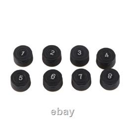 8 Sensor Wireless Solar TPMS Tire Pressure Monitor System 15 Bar