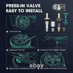 8pcs Autel TPMS MX-Sensor 2in1 315MHz & 433MHz Wireless Programming
