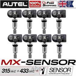 8x Autel TPMS MX-Sensor 2 in1 315&433MHz Auto Tire Pressure Sensor Programmable