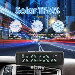 AN-07 Solar Truck TPMS LCD Display Tire Pressure Monitoring Alarm System