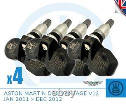 ASTON MARTIN DBS VANTAGE TPMS tyre pressure valve sensor JAN 2011 DEC 2012