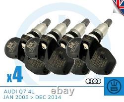 AUDI Q7 4L TPMS tyre pressure valve sensor JAN 2005 DEC 2014