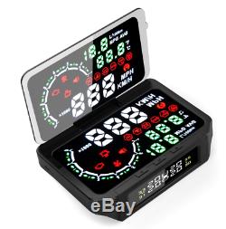 Ancel OBD2 Car HUD TPMS Tire Pressure Monitor Diagnostic Speed Temperature