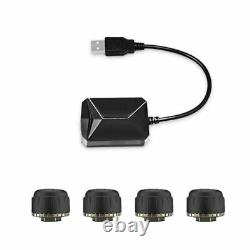 Android TPMS07 Tyre Pressure Monitoring System TPMS APK App USB Car Sensors x4