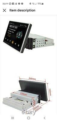 Android Touch Screen Headunit single Din with Tyre Pressure Monitoring System