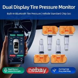 Android navigation+Bluetooth tire pressure monitoring synchronized display