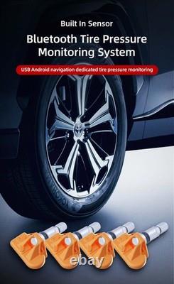 Android navigation+Bluetooth tire pressure monitoring synchronized display