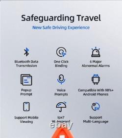 Android navigation+Bluetooth tire pressure monitoring synchronized display