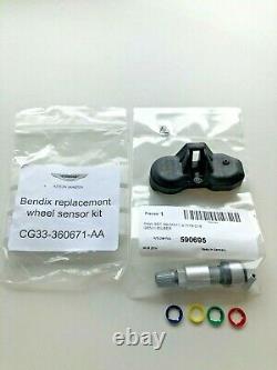 Aston Martin V8 V12 Db9 Vanquish Dbs Tpms Tyre Pressure Sensor Cg33-360671-aa