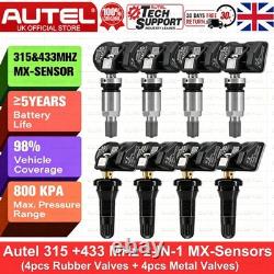 Autel MX-Sensor 315MHz & 433MHz Programmable TPMS Universal Tire Pressure Sensor