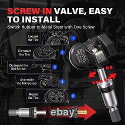 Autel MX-Sensor 315MHz & 433MHz programmable TPMS Universal Tire Pressure Sensor
