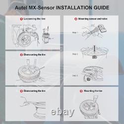 Autel MX-Sensor 315MHz & 433MHz programmable TPMS Universal Tire Pressure Sensor