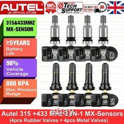 Autel MX-Sensor TPMS Universal Programmable Tire Pressure Sensors 315MHz433MHz