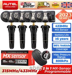 Autel TPMS MX-Sensor 315MHz+433MHz 2 In 1 Universal Tire Pressure Sensor Reader