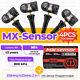 Autel Tpms Mx-sensor 433mhz 315mhz 2 In1 Programmable Tire Pressure Sensor 4 Pcs