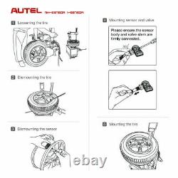 Autel TPMS MX-sensor 433 315Mhz Metal Valve Tyre Pressure Monitoring Sensor UK