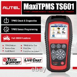 Autel TPMS Tool Tire Pressure Monitoring Programming Reset OBD2 MaxiTPMS TS601