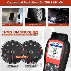 Autel TS508K TPMS Tire Pressure Monitoring Scanner 8x 315MHz & 433MHz Sensors