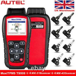 Autel TS508K TPMS Tire Pressure Monitoring Service Tool 433MHz 315MHz MX-Sensor