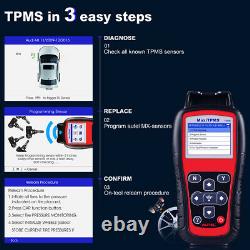Autel TS508K TPMS Tire Pressure Monitoring Service Tool 433MHz 315MHz MX-Sensor