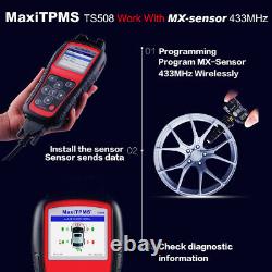 Autel TS508K TPMS Tire Pressure Monitoring Service Tool 433MHz 315MHz MX-Sensor