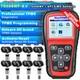 Autel Ts508wfk-8 Tire Pressure Monitor System Relearn Reset Tool + 8 Tpms Sensor