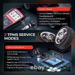 Autel TS508WFK-8 Tire Pressure Monitor System Relearn Reset Tool + 8 TPMS Sensor